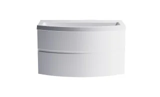 Тумба с раковиной Astra-Form Венеция 2.0 03100004+04010022 80 см белый матовый